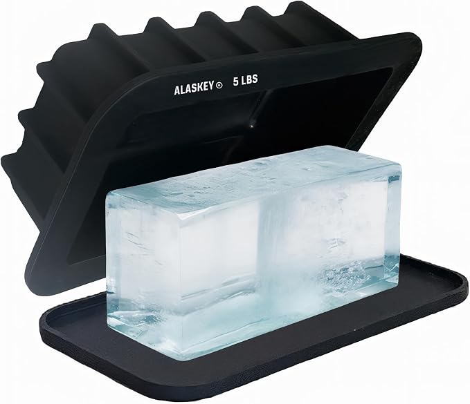 Alaskey® Extra Large Ice Block Mold 5 lbs by Alaskey