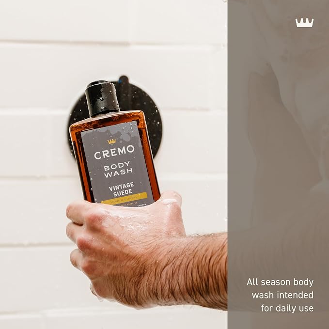 Cremo Rich-Lathering Vintage Suede Body Wash - Image 5