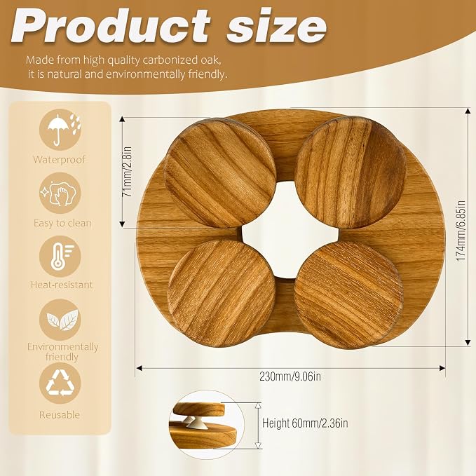 Benks Sauna Pillow, Sauna Accessories, Ergonomically Designed Sauna Headrest - Image 2