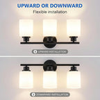 Unicozin 3 Light Bathroom Light Fixtures, Modern Vanity Lights - Image 4