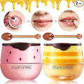 2 Pack Bee Lip Balm Honey Pot, Honey & Strawberry Lip Mask Propolis Lip Mask by LOOBEXERY