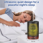 Essential Oil Diffuser- Aromatherapy Diffuser with7 Colors Light and Auto-Off - Image 5