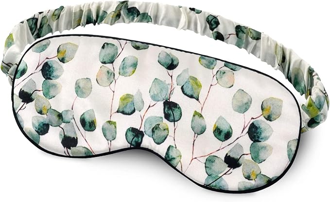 OLESILK 100% Natural Mulberry Silk Sleep Eye Mask Block Out Light, Fashion by OLESILK