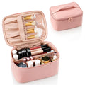 OCHEAL Pink Makeup Bag, Travel Makeup Organizer Bag, Large Capacity Cosmetic by OCHEAL