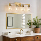 MOKATNG 4-Light Bathroom Light Fixtures, Vanity Light - Image 7