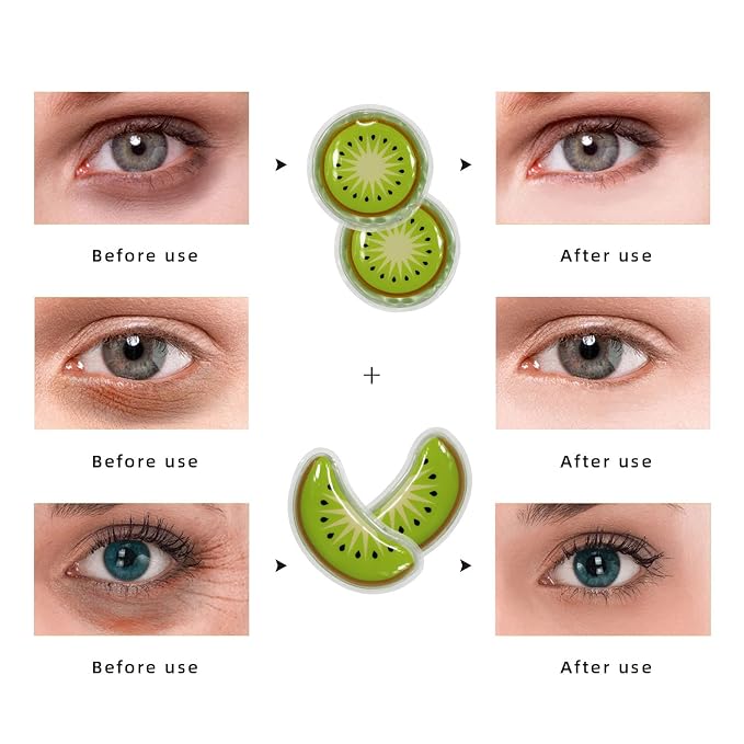 ZNÖCUETÖD Small Gel Ice Pack for Eye Pads and Under Eye Patches, Hot Cold - Image 5