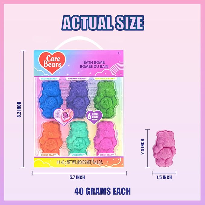 Care Bears 6 Pack Bubblegum Scented Bath Bombs - Image 5