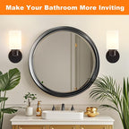 DLLT Wall Sconces Set of Two: Modern Bathroom Vanity Light Fixtures - Image 3