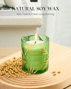 M&SENSE Citronella Candles Outdoor, 42 Hours Burn Natural Citronella Oil Soy - Image 3