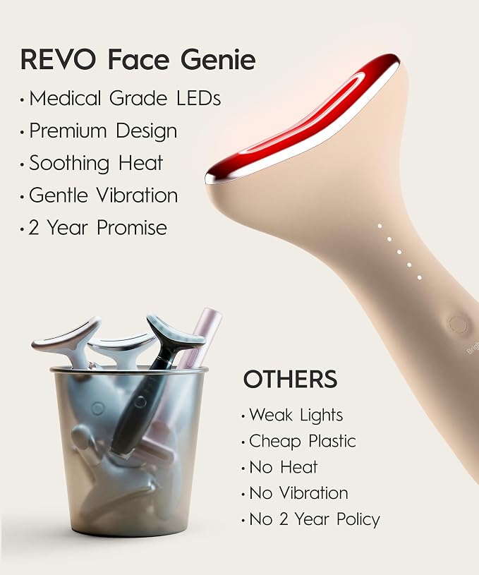 REVO Genie | 3-in-1 Face & Neck Beauty Massager - Image 5