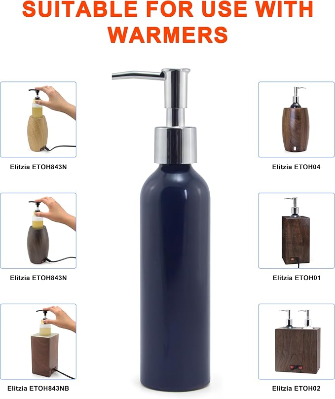 Elitzia ETAW02S ETAW03 Massage Oil Warmer Use Metal Pump Bottle Dispenser 1 - Image 8