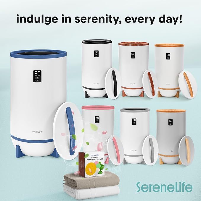 SereneLife Towel Warmer Bucket Style - Image 7