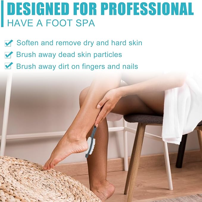 Foot File Callus Remover-3 Pcs 4 in 1 Foot Scrubber Dead Skin Remover - Image 5