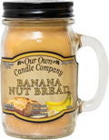 Our Own Candle Company, Banana Nut Bread Scented Mason Jar Candle, 100 Hour by OurOwnCandleCompanycandles