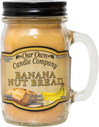 Our Own Candle Company, Banana Nut Bread Scented Mason Jar Candle, 100 Hour by OurOwnCandleCompanycandles