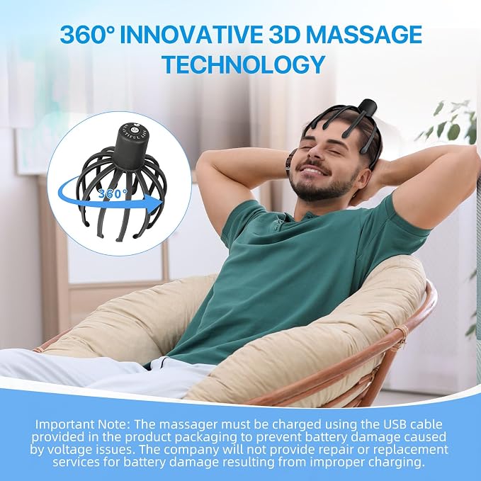 Head Massager Scalp Electric - Image 4