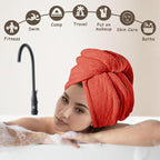 3 Pack Microfiber Hair Towel Wrap - Image 7