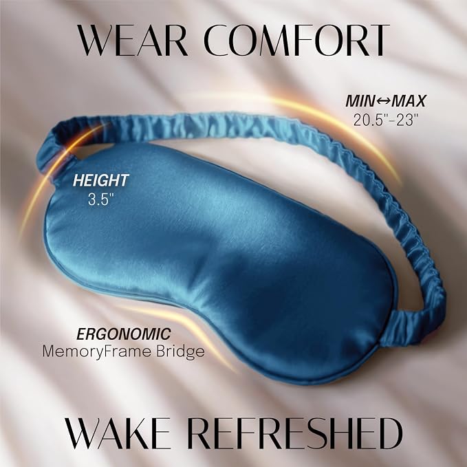 Silk Sleep Mask Eye Mask Blindfold - Image 4