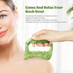 airogym Jade Stone Gua Sha Massage Tool Set, Gua Sha Muscle Scraper Tool - Image 5