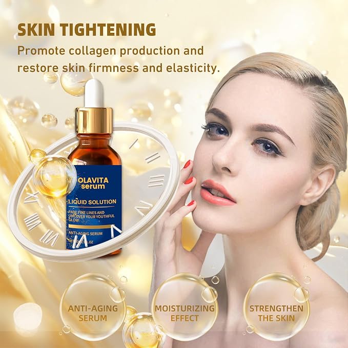 Olavita Serum, Olavita Liquid Solution Anti Aging Serum, Vitamin C & E Serum - Image 2