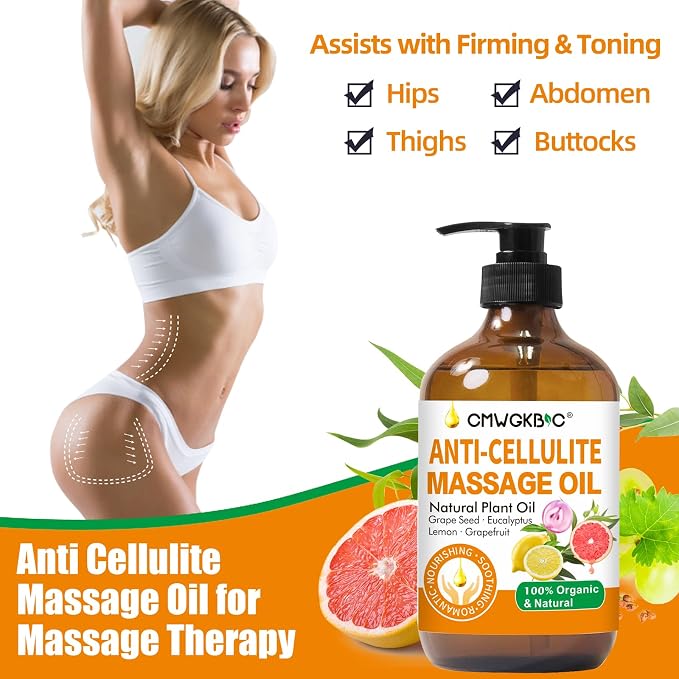 Anti Cellulite Oil Massage Oil for Massage Therapy, Body Oil for Skin - Image 6