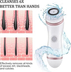 Facial Cleansing Brush, 4 in 1 Electric Face Scrubber - Image 4