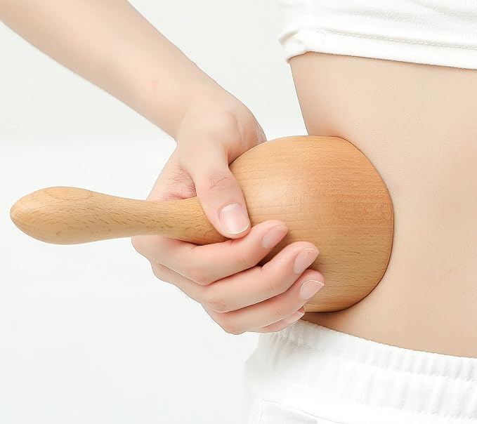 Komogir Handhleld Wooden Massage Cup Wood Therapy Massage Tool Body Sculpting - Image 4