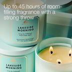 Bath & Body Works Lakeside Morning 3-Wick Candle - Image 5