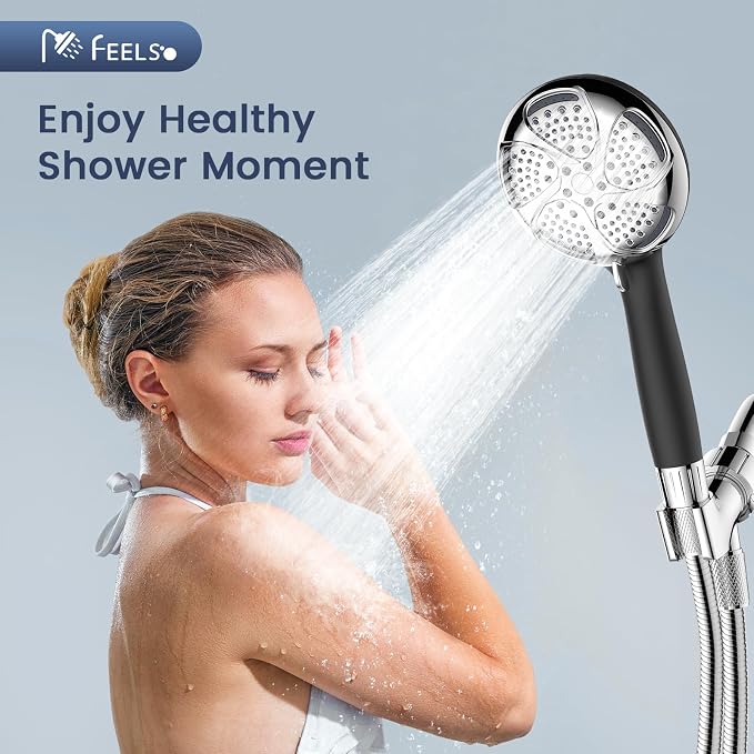 FEELSO Shower Filter for Handheld Shower Head, 2 Pack Replacement Filters for - Image 7