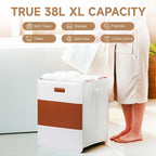 38L Foldable Towel Warmer for Bathroom, Home & Spa, Large Capacity for - Image 4