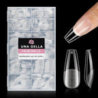 UNA GELLA Coffin Nails Tips, 12 Sizes by UNAGELLA