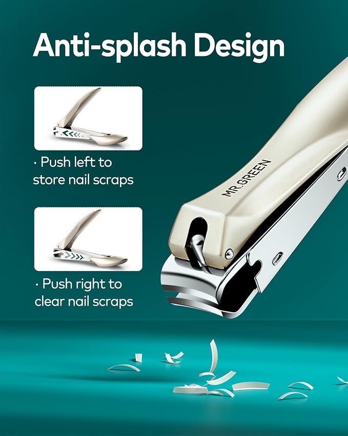 MR.GREEN 3pcs Nail Clippers Set, German Stainless Nail Clippers - Image 2