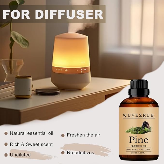 Pine Essential Oil, 120ML Pure and Natural - Image 3