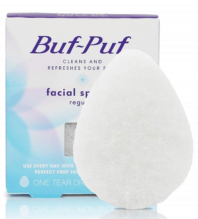 Buf-Puf Regular Facial Sponge, Dermatologist Developed, Removes Deep Down Dirt by Nexcare