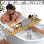 Bathtub Tray Caddy, Expandable Bath Trays - Image 2