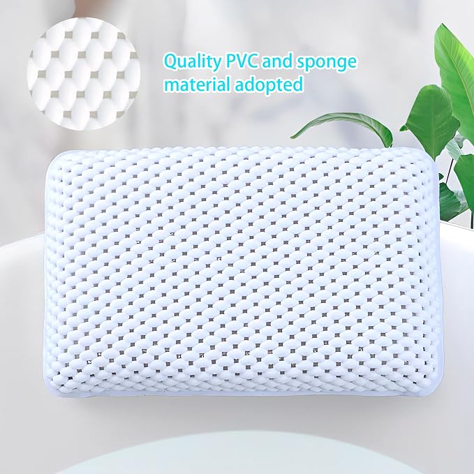 OSVINO Bath Pillow Thick Comfy Drainage - Image 2