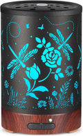 Essential Oil Diffuser- Aromatherapy Diffuser with7 Colors Light and Auto-Off by mocosa