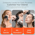 EKZ Sonic Vibrating Scalp Massager Shampoo Brush: Electric Silicone Hair - Image 5
