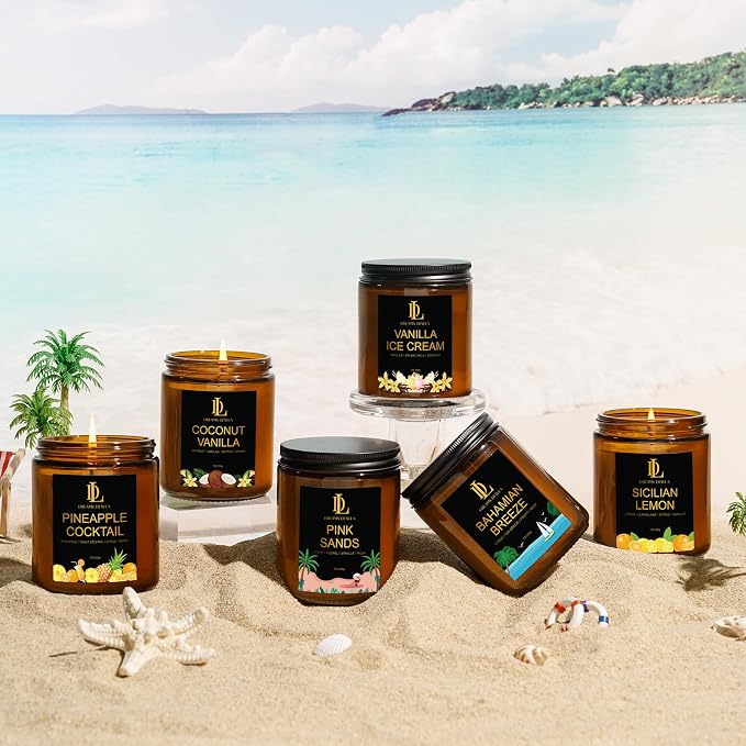 Pineapple Cocktail Candles, 7oz Pineapple Cocktail Scented Candle, Natural Soy - Image 7