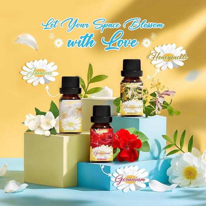 SALKING Essential Oils Gift Set, 100% Pure Fragrance Oil Aromatherapy Essential - Image 4