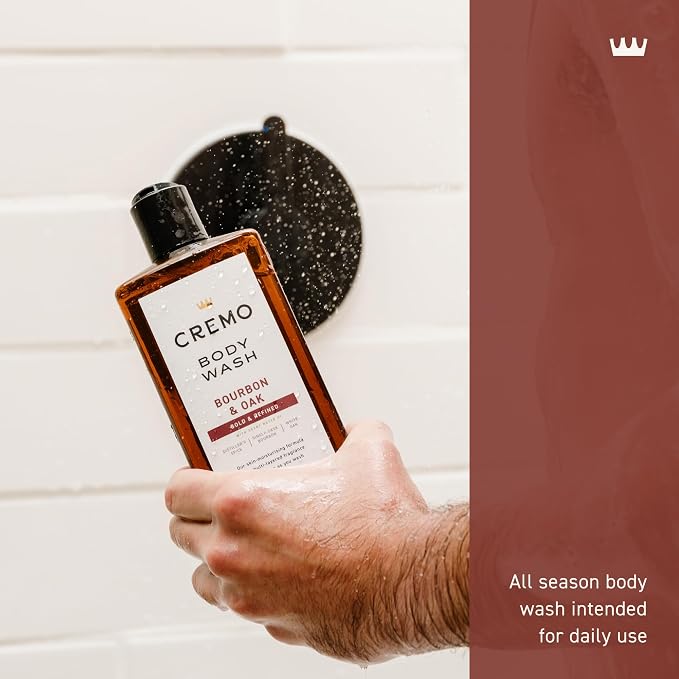 Cremo Body Wash for Men, Rich-Lathering Bourbon & Oak, 16 Fl Oz - Image 5