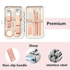 Manicure Set Women Men Nail Clipper Set Stainless Steel Toe Finger Nail - Image 6