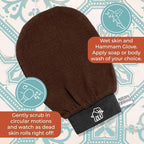Natural Elephant Exfoliating Kessa Glove - Image 5
