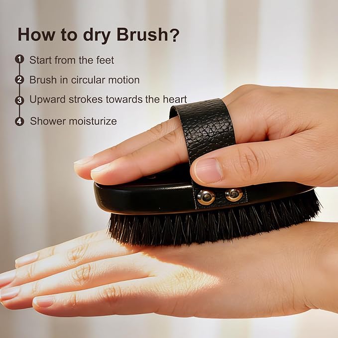 Gracekey Ionic Copper Dry Brushing Body Brush - Image 5
