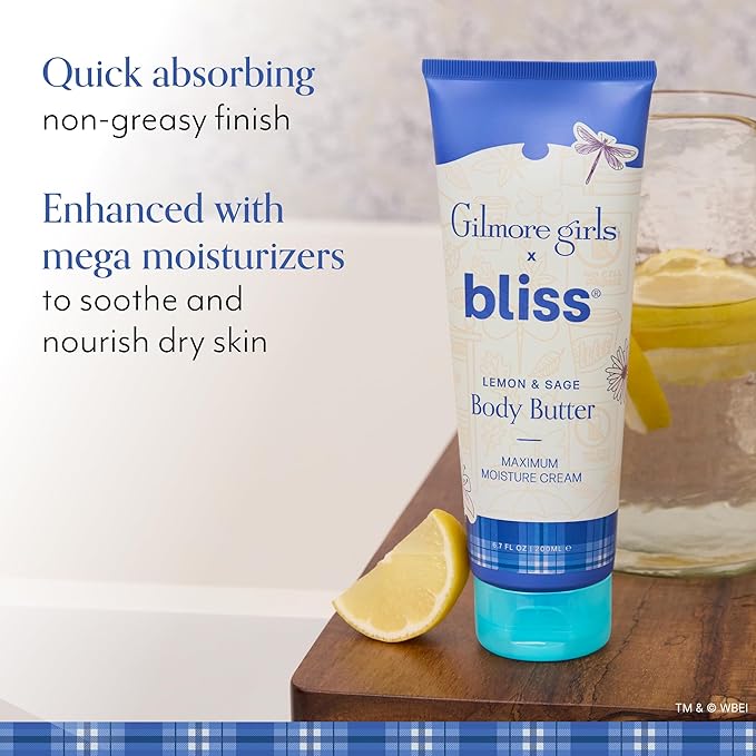 Bliss Gilmore Girls x Lemon & Sage Body Butter | Nourishing All-Over Body Cream - Image 2