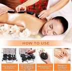 Hot Stones Massage Warmer Kit, Hot Rocks Basalt Massage Stones - Image 6