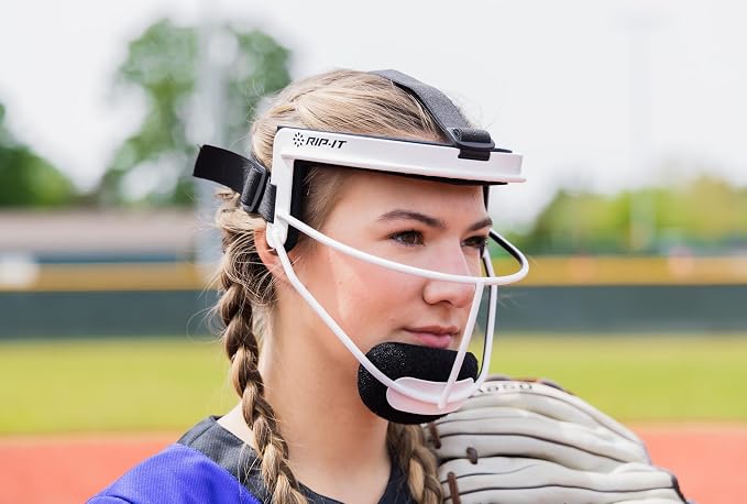 RIP-IT Original Defense Softball Face Mask, Lightweight, Protective Fielder's - Image 3