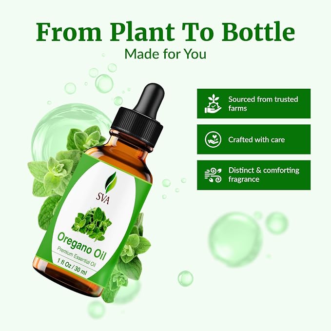 SVA Oregano Essential Oil – 1 Fl Oz – 100% Natural Oregano Oil - Image 5