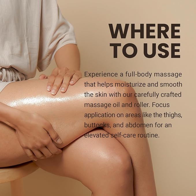 Lymphatic Massage Oil & Roller Kit - Image 7