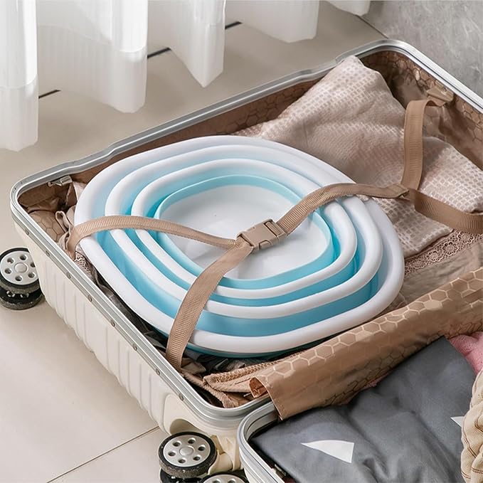 Portable Pool Foot Bath, Collapsible Pool Foot Wash Basin Tub, Foot Bath Basin - Image 8